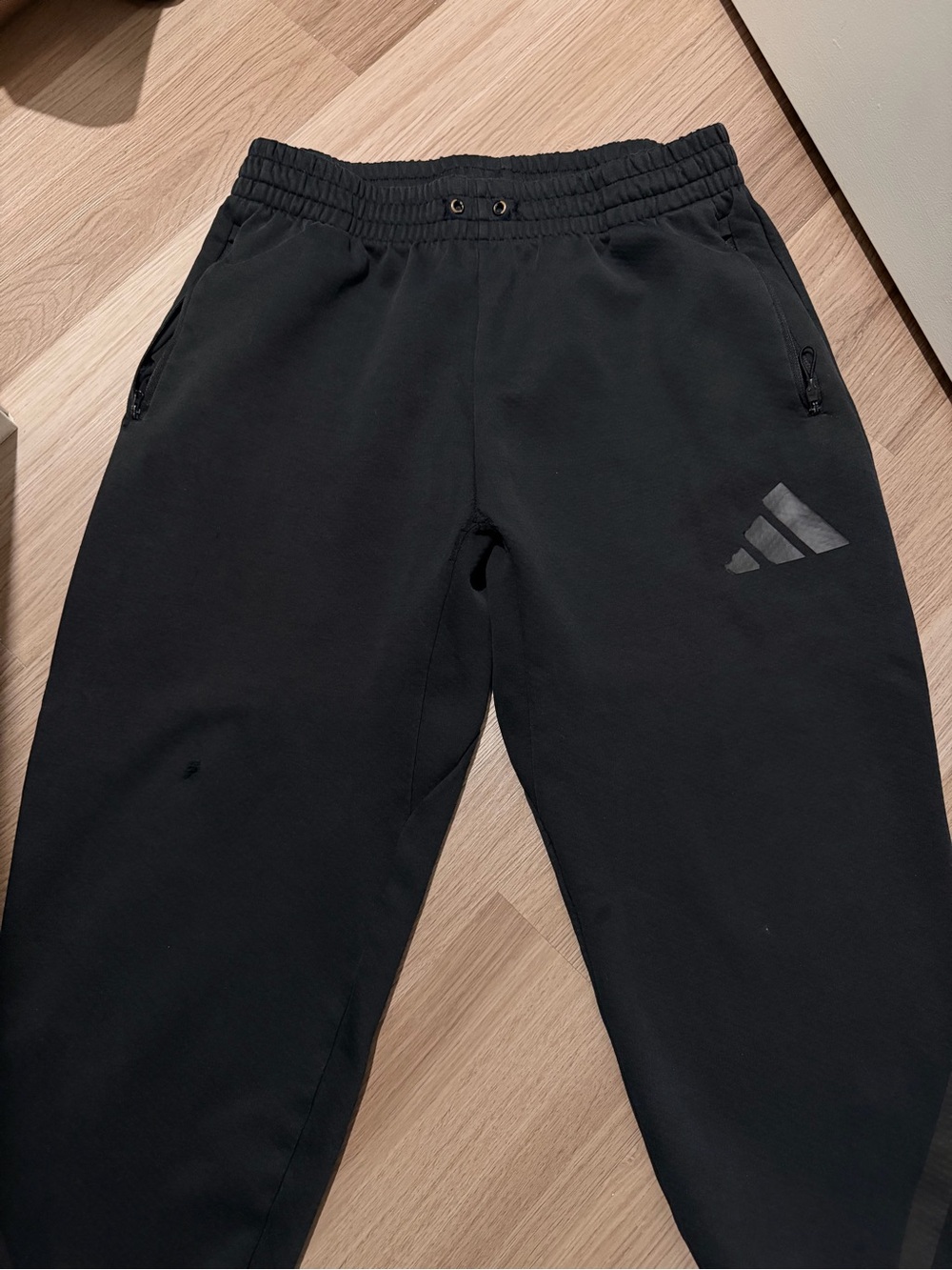 adidas Black Kids Jogger Pants with Subtle Logo